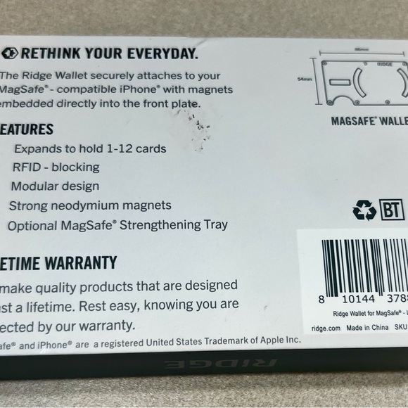 The Ridge Wallet, MagSafe Compatible, Lavender - Picture 3 of 3